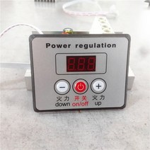 전압조절기4000W 220V 고전력 실리콘 제어 전자 디지털 전압 모터 레귤레이터 디밍 속도 컨트롤러 시도, 한개옵션0
