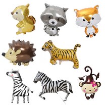 아기 동물 은박풍선 생일파티 동물풍선 BJP, 2 너구리