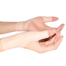 두리커머스 실리콘손목보호대 살구색 4p(양손 2set)