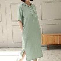 [웬디즈갤러리]와플 후드 원피스 FOP105