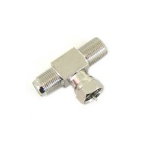 CoCoPink / 안테나 T형 젠더 - RF (F)x2 / RF (M) 젠더 (G9309), 단일 모델명/품번