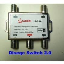 JASAN JS-04A 4 1 SRT4X1 DiSEqC 스위치 위성 FTA TV LNB 수신기