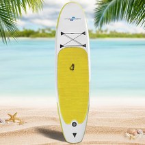 공기주입식 서핑 보드 스탠드업 패들보드 SUP 입문용 초보자, 담황색