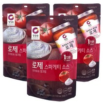 TORIMALL 청정원 1인분 로제 스파게티 소스, 170g, 3개