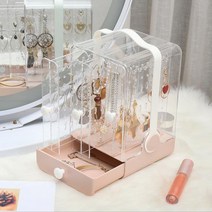 악세사리 보관함 쥬얼리 빈티지 키밍 귀걸이 보석함 악세사리 정리함 행거 큐티형 (제스트)_973EA