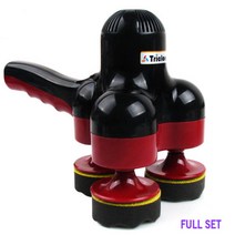 초미니 3구 자동차광택기 도장면 유선 폴리셔 폴리싱, 블랙 와인, 상세페이지참조