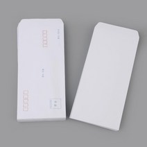 무지 종이 편지봉투 경조사 소봉투 대량 1+1 감사장, 1개