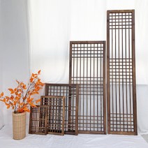 전통 창호지문 대형 한옥문짝 파티션 창살 문살 촬영 소품 한옥 인테리어