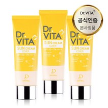 닥터비타 비타민 선크림 커버 SPF50+ PA++++, 3개, 60g