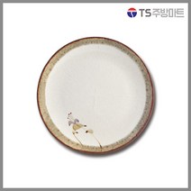 [돌산멜라민] 제비꽃 크리스탈원형접시 - 접시 사라 (식당용 업소용), (DS-5929)