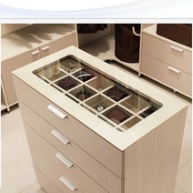 침실 오픈 휴대품 보관소 다기능 서랍장 가구 패션 투명 유리 보관 캐비닛 맞춤형 드레스룸, 모으다