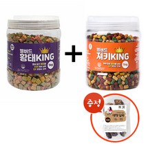 벨버드 져키킹+황태킹 애견간식1+1 2kg(연한닭목증정) 강아지간식 노즈워크 소프트간식 노령견 잘먹는간식
