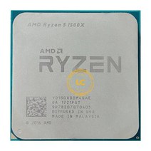 AMD-Ryzen 5 1500X R5 3.5 GHz 쿼드코어 8 코어 CPU 프로세서 L3 16M 65W YD150XBBM4GAE 소켓 AM4, 단일모델명/품번