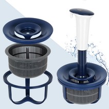 누르면 끝 초간단 싱크대 음식물 탈수기 오피스텔 배수구망 씽크대거름망