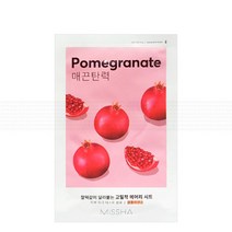 [미샤] 에어리 밀착 시트마스크 1매 (석류), 1개