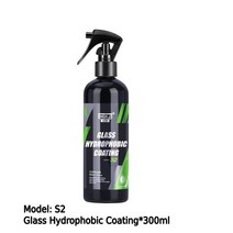 자동차 유리 소수성 코팅 스프레이 안티 레인 클리너 나노 세라믹 창 윈드 스크린 보호, [03] 300ml with Gift