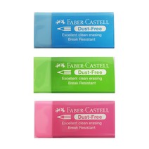 FABER CASTELL 파버카스텔 더스트프리 파스텔 지우개- 중 DUST-FREE, 블루, 1개