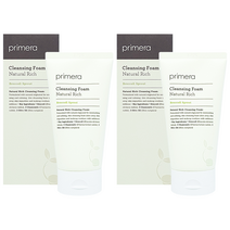 프리메라 내추럴 리치 클렌징 폼 150ml x 2개 탄력 거품이 피부 마찰을 줄이며 꼼꼼하게 세정