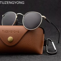 고급선글라스 TUZENGYONG고딕 스팀펑크 편광 선글라스 브랜드 디자이너 빈티지 라운드 선글라스 UV400 남성 및 여성용 안경 2022 년 신제품