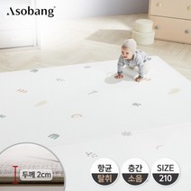 [아소방] 프라임 유아 놀이방매트 피나콜라다 210 (210x140x2cm), 상세 설명 참조