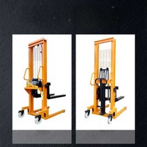미니 지게차 수동 팔레트운반차 화물 유압리프트, 수동유압 0.5톤 리프트 1.2미터