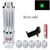 레이저용접기 논가스용접기 용접기 레이저용접기녹색 레이저 포인터 고출력 사냥 라이트 전술 시력 굽기 레, 03 Green laser, 1개