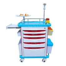 병원용 수납 응급처치 수납카트 트롤리 드레싱카트 웨건 도구 의료용 병원 카트 치과, 양면약배달카트그레이