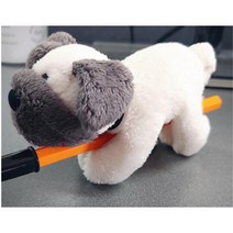 자전거 냉장고 철제의자 책꽂이 장식 손가락인형 교구, 1. PUG DOG