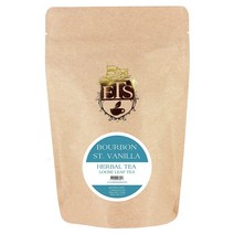 English Tea Store Rooibos Loose Leaf Caffeine Free Tea in Pouches Bourbon St Vanilla 16 Ounce, 1