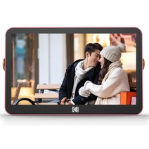 코닥전자 스마트 클라우드 앨범 WIFI 전송 사진 고화질 모니터 디지털 액자 동영상 플레이어 가정용, 로즈골드+32G USB