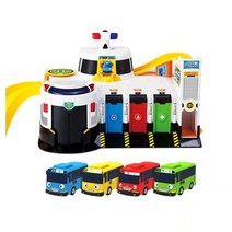 레스큐 타요 긴급출동 센터 플레이세트, 파란색(본품+미니카 풀세트)