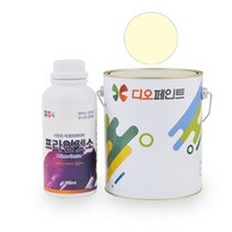 디오페인트 욕실용 타일페인트 1L_화장실타일 주방타일용세트( 리노타일 1리터+프라임젯소 250ml), 클래식16(파스텔 엘로우)
