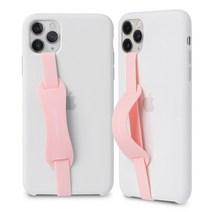 신지모루 스탠드 핸드폰 핑거스트랩, 핑크, 2개