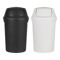 프랑코 스윙 휴지통 30L, 블랙