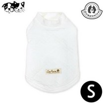 컴패니언 누빔 화이트 S 강아지 옷, 본상품