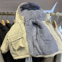 주니어 롱 패딩 겨울 두꺼운 후드 겉옷 소년 소녀 재킷 코트 스마스 따뜻한 파카 면화