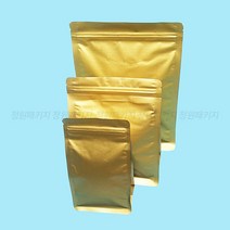 정원패키지 금색박스형지퍼백(10장단위), 금색(가로)15cm*(옆면)8cm*(세로)22cm=50장, 1개