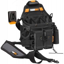 ToughBuilt-Journeyman Electrician ClipTechPouch + 허브 (숄더 스트랩 포함) (21 포켓 / 루프), 본문참고
