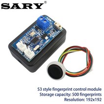 sary 지문 인식 릴레이 모듈 dc3.5v-15v 지문 액세스 제어 보드 12v 저전력 전기 잠금 제어 보드, 협력사, s3