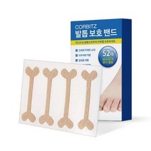 [추W7*SD864] 코비츠 내성발톱보호밴드 52매 내향성발톱 테이프 CQ+W*3611EA, * 1