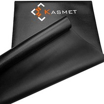 트레드밀용 kasmet 바닥 보호 매트 에르고미터 운동용 자전거 크로스 트레이너 언더레이 피트니스 장비 웨이트 벤치 스핀 바이크 PVC 바닥 보호 매트 - 요가 줄넘기 필라테스 점, 대형 180x98x0.6cm