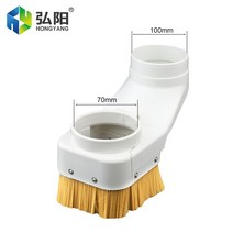 미세먼지 집진기 백필터 CNC 나일론 더스트 커버 컬렉션 브러시 70100mm 푸시풀 프레스 롤러 진공 청소기, 70mm, 01 70mm