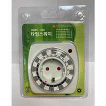 콘센트 타이머 두원 DWTC-100 타임스위치 24시간, 1개