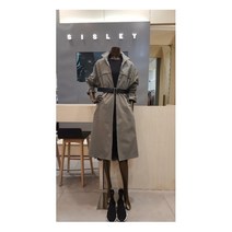 시슬리(Sisley) 시슬리 하이넥 벨티드 트렌치코트 SACTA3011