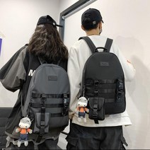 TK P056 데크라 학생가방 학교 여성백팩 학원 공용 책가방 인형키링