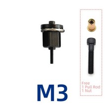 리벳 너트 건 드릴 어댑터 도구 무선 팅 전기 수동 나사 식 핸드 터 금속 번호판 M3M4M5 M6M8M10 M12, M3, 해외