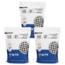 프랑스 밀가루 T55 1kgX3개, 3개, 1kg