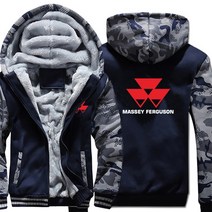 농업용 부품 기계 2022 Massey Ferguson Hoodie 남성용 지퍼 코트 양털 농업용 트랙터 운동복 캐주얼 솔리, 04 as picture3_02 M