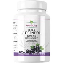 Black Currant Oil 1000 mg 100 softgels by Jodex Naturals - GLA 15％ - Hexane Free - Essential Fatty Acids - Natural Anti Aging Antioxidant
