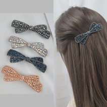 스톤 헤어핀 스와로브스키 빼빼로 리본핀